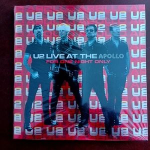 U2 "Live At The Apollo for One Night Only" Fan Club 2-Disc CD Album + Postcards